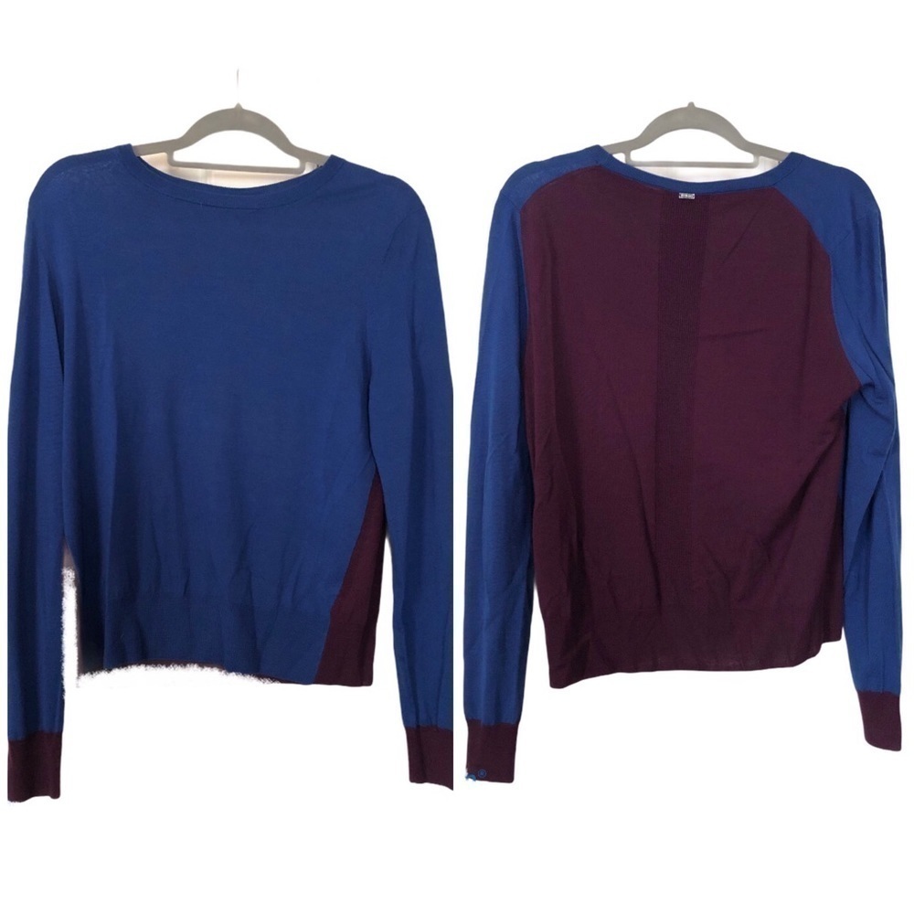 St John Wool Sweater Womens Medium Old Money Capsule Luxury Minimalist Cozy